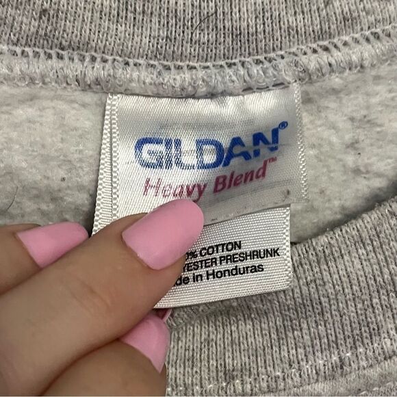 Gildan American Nomad Grey Crewneck Sweatshirt - Picture 6 of 7